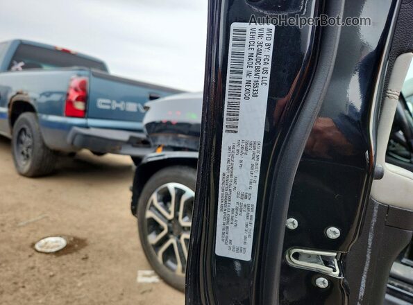 3C4NJDCB8NT165330 2022 JEEP COMPASS Black VIN კოდის სტიკერის ხედი