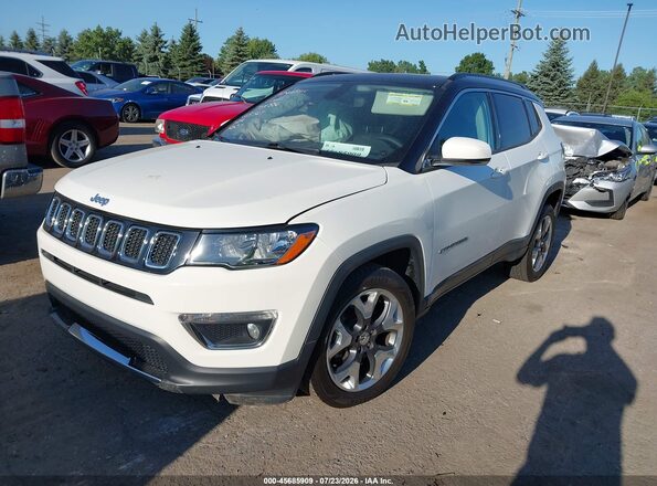 3C4NJDCB9JT456333 2018 JEEP COMPASS Белый Передняя левая четверть
