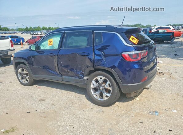 3C4NJDCB9KT638339 2019 JEEP COMPASS Blue Tył lewy