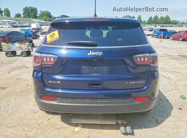 3C4NJDCB9KT638339 2019 JEEP COMPASS Blue Widok z tyłu
