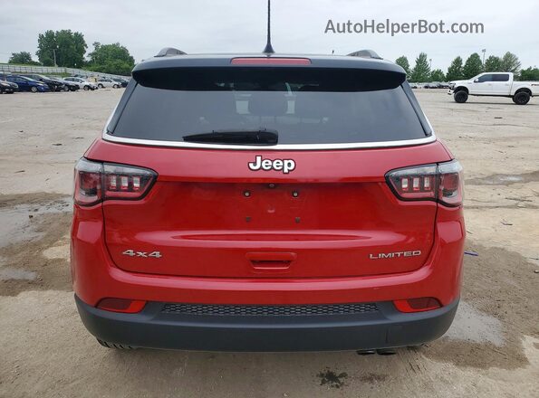 3C4NJDCB9KT812670 2019 JEEP COMPASS Red უკანა ხედი