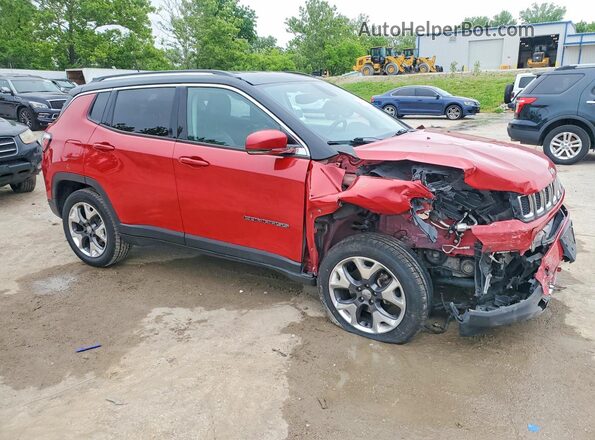 3C4NJDCB9KT812670 2019 JEEP COMPASS Red წინა მარჯვენა