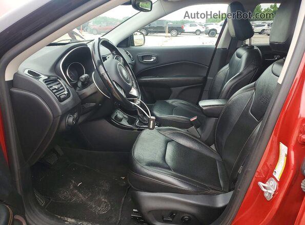 3C4NJDCB9KT812670 2019 JEEP COMPASS Red წინა სალონის ხედი