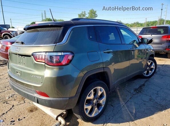 3C4NJDCB9MT542133 2021 JEEP COMPASS Green Trasero derecho