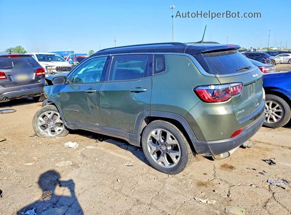 3C4NJDCB9MT542133 2021 JEEP COMPASS Green Trasero izquierdo