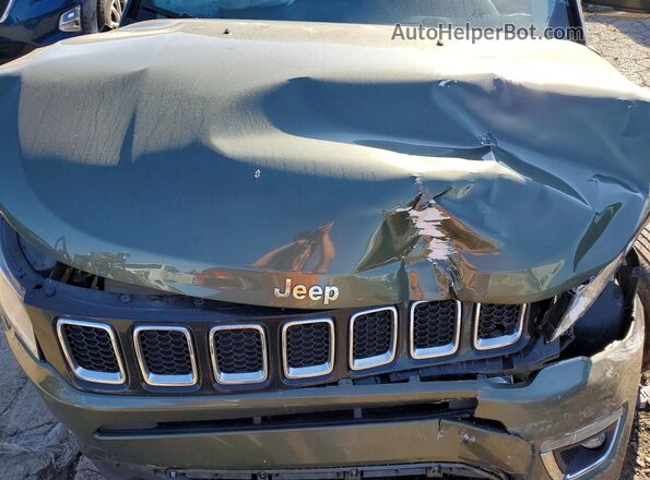 3C4NJDCB9MT542133 2021 JEEP COMPASS Green Vista del compartimento del motor