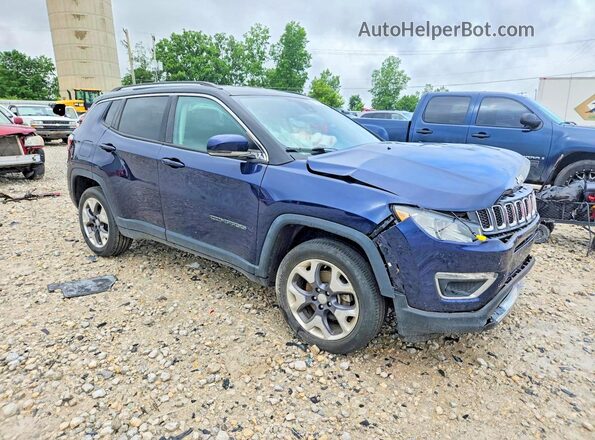 3C4NJDCB9MT549907 2021 JEEP COMPASS Blue Delantero derecho