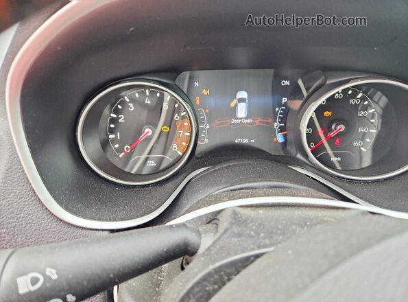 3C4NJDCB9MT549907 2021 JEEP COMPASS Blue Vista del cuadro de instrumentos