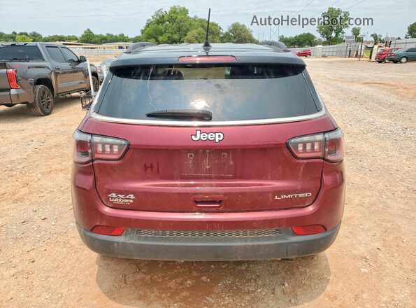 3C4NJDCB9MT603075 2021 JEEP COMPASS Red უკანა ხედი