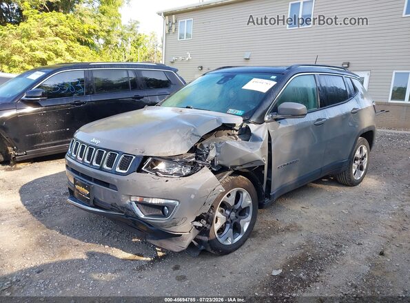 3C4NJDCB9MT605019 2021 JEEP COMPASS Gray Առջևի ձախ երեք քառորդ տեսարան