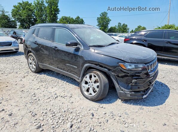 3C4NJDCB9NT134815 2022 JEEP COMPASS Black Przód prawy