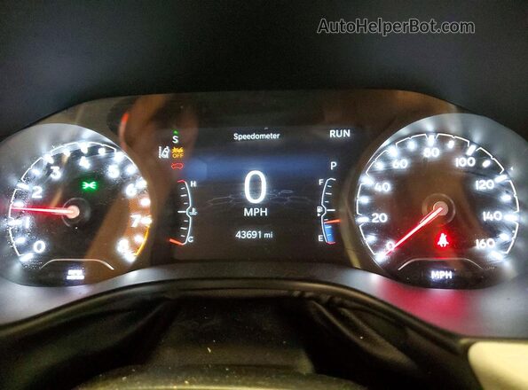 3C4NJDCB9NT146494 2022 JEEP COMPASS Белый Вид щитка приборов