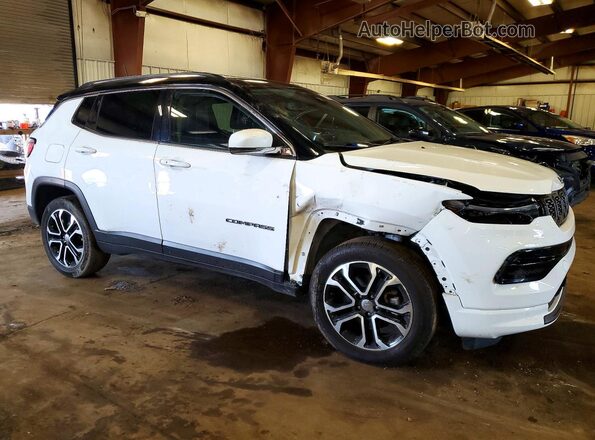3C4NJDCB9NT146494 2022 JEEP COMPASS Белый Передняя правая четверть