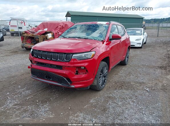 3C4NJDCB9NT197848 2022 JEEP COMPASS Red Front left