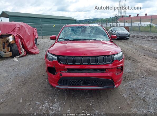 3C4NJDCB9NT197848 2022 JEEP COMPASS Red Instrument cluster view