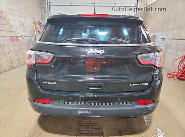 3C4NJDCBXJT341353 2018 JEEP COMPASS Black Вид ззаду