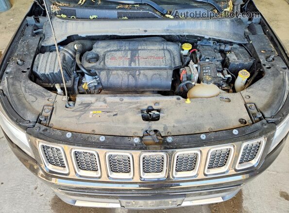 3C4NJDCBXJT341353 2018 JEEP COMPASS Black Вид підкапотного простору