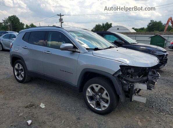 3C4NJDCBXKT619881 2019 JEEP COMPASS Gray Delantero derecho