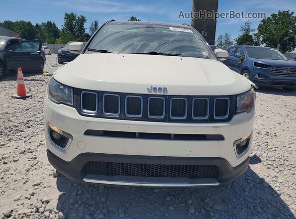 3C4NJDCBXKT669857 2019 JEEP COMPASS Белый Вид спереди