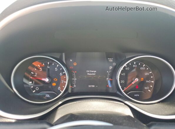3C4NJDCBXKT669857 2019 JEEP COMPASS Белый Вид щитка приборов