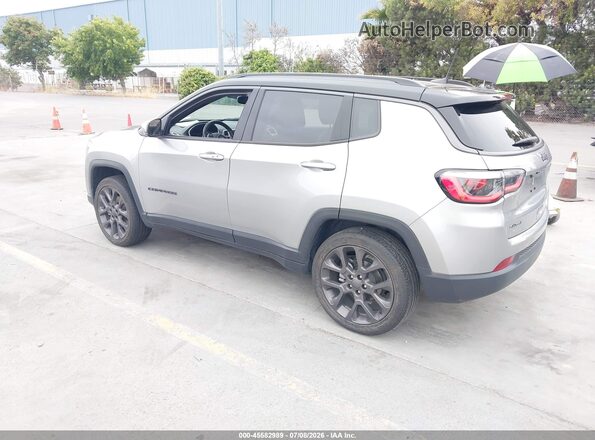 3C4NJDCBXLT242759 2020 JEEP COMPASS Silver Trasero izquierdo