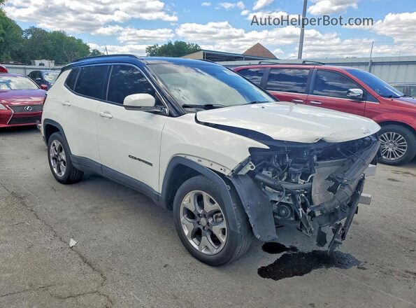 3C4NJDCBXLT252207 2020 JEEP COMPASS White Front right