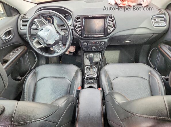 3C4NJDCBXMT500120 2021 JEEP COMPASS White წინა პანელის ხედი