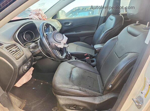 3C4NJDCBXMT500120 2021 JEEP COMPASS White წინა სალონის ხედი