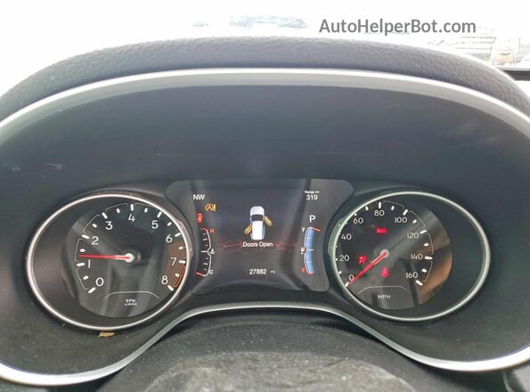 3C4NJDCBXMT503387 2021 JEEP COMPASS Черный Вид щитка приборов