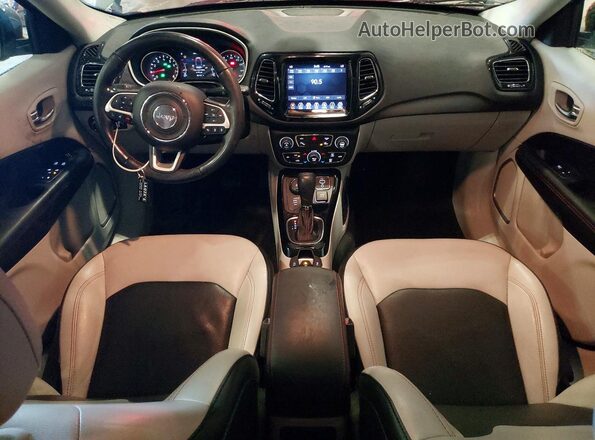 3C4NJDCBXMT516348 2021 JEEP COMPASS Gray Vista del salpicadero