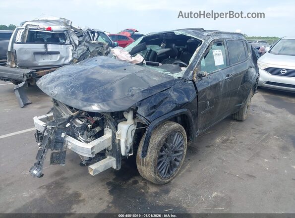 3C4NJDCBXNT167189 2022 JEEP COMPASS Black Vista tres cuartos delantera izquierda