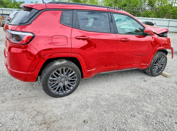 3C4NJDCBXNT189435 2022 JEEP COMPASS Red უკანა მარჯვენა