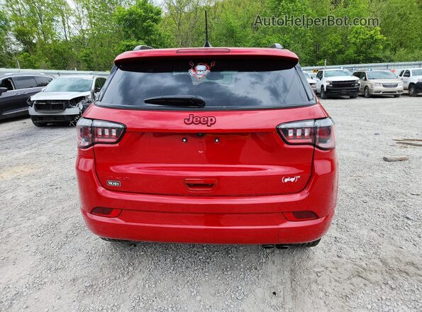 3C4NJDCBXNT189435 2022 JEEP COMPASS Red უკანა ხედი