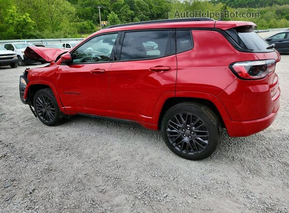3C4NJDCBXNT189435 2022 JEEP COMPASS Red უკანა მარცხენა