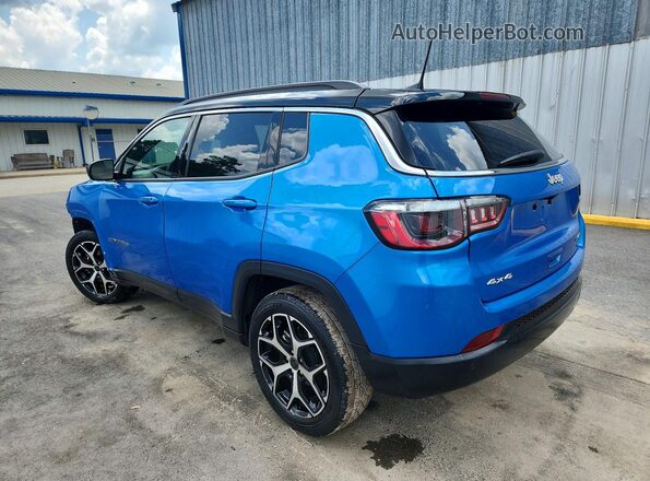 3C4NJDCN0ST522702 2025 JEEP COMPASS Blue Trasero izquierdo