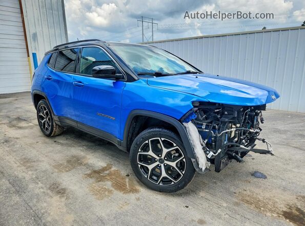 3C4NJDCN0ST522702 2025 JEEP COMPASS Blue Delantero derecho