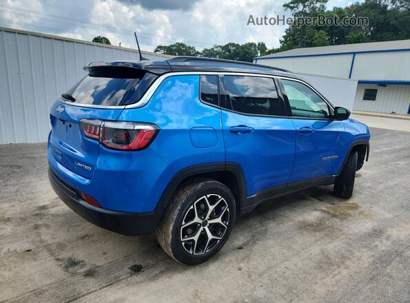 3C4NJDCN0ST522702 2025 JEEP COMPASS Blue Trasero derecho