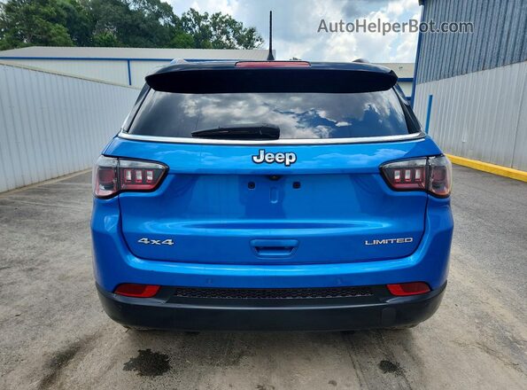 3C4NJDCN0ST522702 2025 JEEP COMPASS Blue Vista trasera