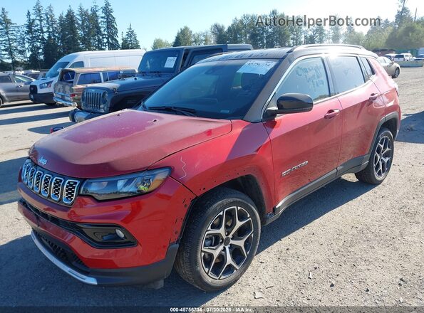 3C4NJDCN0ST579112 2025 JEEP COMPASS Red Przód lewy