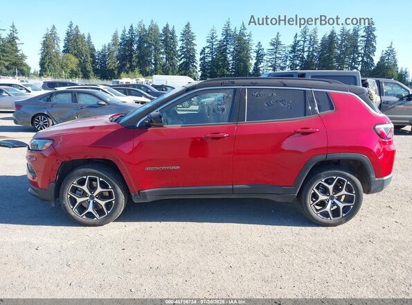 3C4NJDCN0ST579112 2025 JEEP COMPASS Red Widok wnętrza 360 stopni