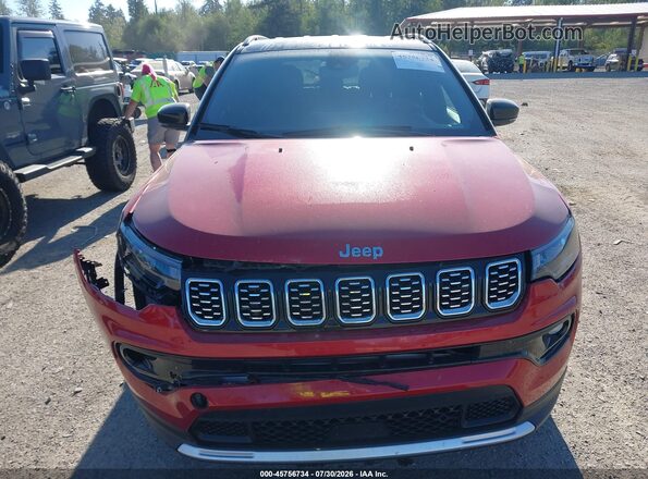 3C4NJDCN0ST579112 2025 JEEP COMPASS Red Widok zestawu wskaźników