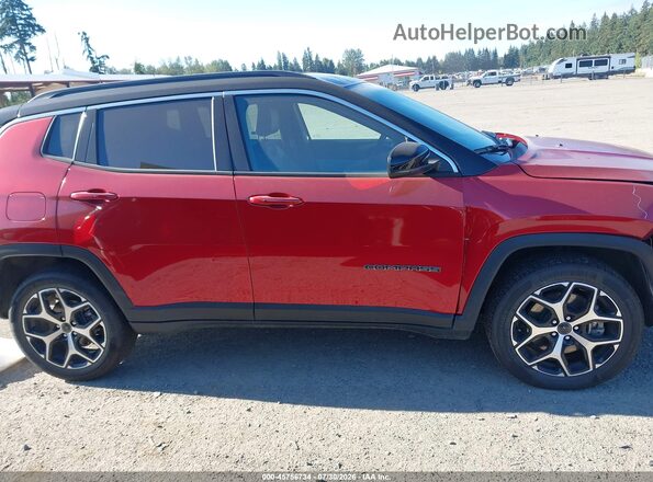 3C4NJDCN0ST579112 2025 JEEP COMPASS Red Widok wnętrza z tyłu