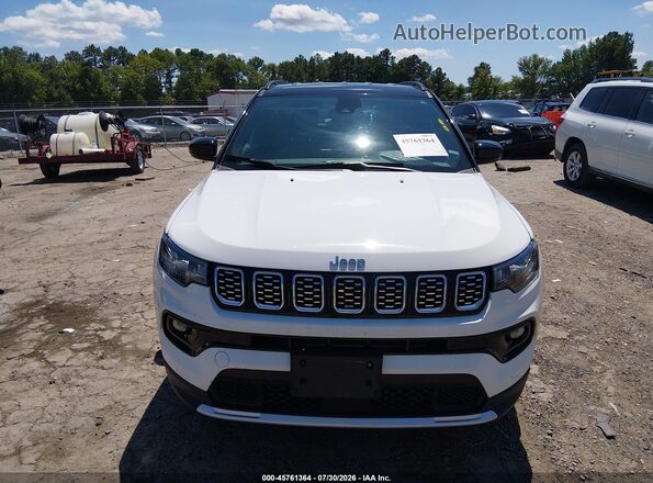 3C4NJDCN0ST614442 2025 JEEP COMPASS White Вид щитка приладів