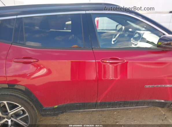 3C4NJDCN0ST614506 2025 JEEP COMPASS Red Widok wnętrza 360 stopni