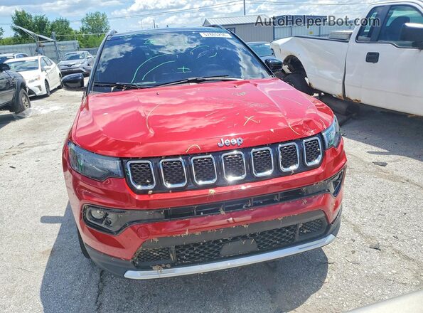 3C4NJDCN2RT597461 2024 JEEP COMPASS Red Դիմացի տեսք