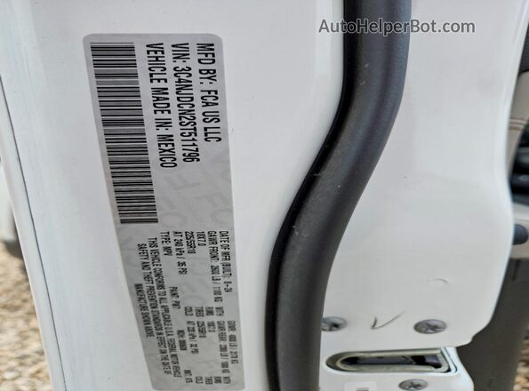 3C4NJDCN2ST511796 2025 JEEP COMPASS White Vista de la etiqueta del VIN