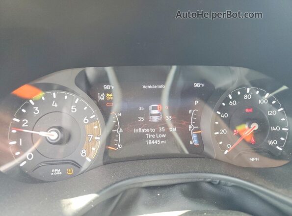 3C4NJDCN2ST621070 2025 JEEP COMPASS Silver Вид щитка приладів