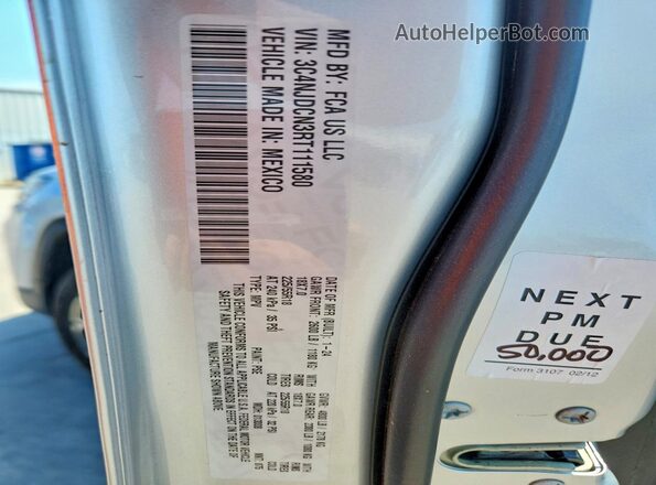 3C4NJDCN3RT111580 2024 JEEP COMPASS Silver VIN კოდის სტიკერის ხედი