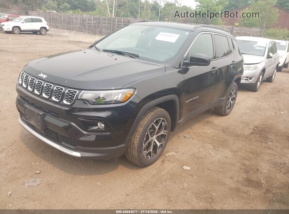 3C4NJDCN3RT162867 2024 JEEP COMPASS Черный Передняя левая четверть
