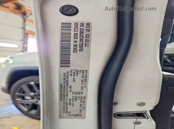 3C4NJDCN4TT259793 2026 JEEP COMPASS Белый Вид наклейки с VIN-кодом